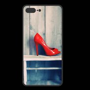 Coque  Iphone 8 Plus PREMIUM Escarpin rouge