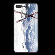 Coque  Iphone 8 Plus PREMIUM Paire de ski en montagne
