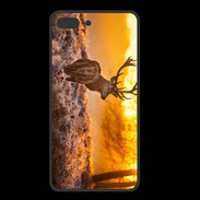 Coque  Iphone 8 Plus PREMIUM Cerf au levé du soleil