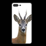 Coque  Iphone 8 Plus PREMIUM Portrait d'un chevreuil 50
