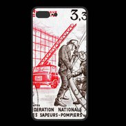 Coque  Iphone 8 Plus PREMIUM Timbre Sapeurs pompiers