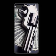 Coque  Iphone 8 Plus PREMIUM Arme et Dollars