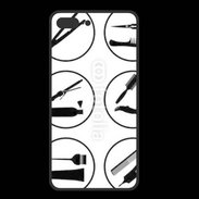 Coque  Iphone 8 Plus PREMIUM Icônes coiffeur
