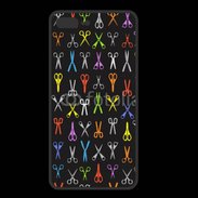 Coque  Iphone 8 Plus PREMIUM Fond ciseau coiffeur
