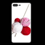 Coque  Iphone 8 Plus PREMIUM Tricot et couture