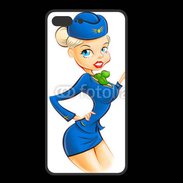 Coque  Iphone 8 Plus PREMIUM Hôtesse de l'air