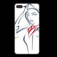 Coque  Iphone 8 Plus PREMIUM Hôtesse de l'air 4