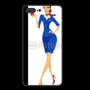 Coque  Iphone 8 Plus PREMIUM Hôtesse de l'air 9