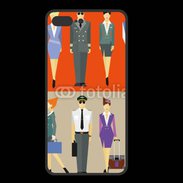 Coque  Iphone 8 Plus PREMIUM Commandant de bord et hôtesse de l'air 2