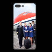 Coque  Iphone 8 Plus PREMIUM Commandant de bord et hôtesse de l'air 3