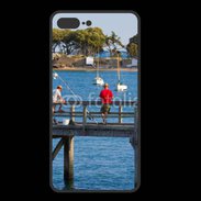 Coque  Iphone 8 Plus PREMIUM Pêcheurs sur ponton
