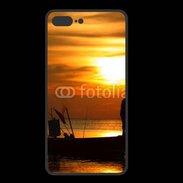 Coque  Iphone 8 Plus PREMIUM Couché de soleil pêcheur