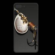 Coque  Iphone 8 Plus PREMIUM Hameçon et cuillère pêcheur