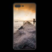Coque  Iphone 8 Plus PREMIUM Filet de pêche sur ponton pêcheur