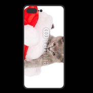 Coque  Iphone 8 Plus PREMIUM Chaton Noël