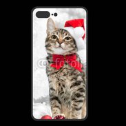 Coque  Iphone 8 Plus PREMIUM Chat Noël 2