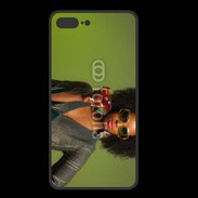 Coque  Iphone 8 Plus PREMIUM Femme metisse noire 3