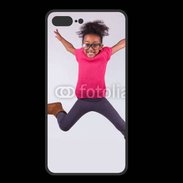 Coque  Iphone 8 Plus PREMIUM Jeune fille africaine joyeuse