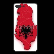 Coque  Iphone 8 Plus PREMIUM drapeau Albanie