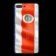 Coque  Iphone 8 Plus PREMIUM drapeau Costa Rica