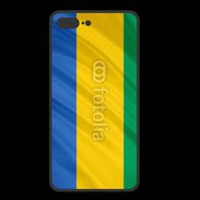 Coque  Iphone 8 Plus PREMIUM Drapeau Gabon