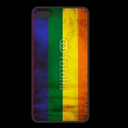 Coque  Iphone 8 Plus PREMIUM Drapeau gay vintage