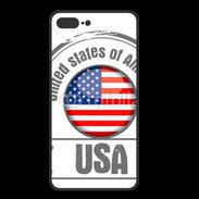 Coque  Iphone 8 Plus PREMIUM Logo USA