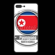 Coque  Iphone 8 Plus PREMIUM Logo Corée du Nord