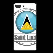 Coque  Iphone 8 Plus PREMIUM Logo Saint Lucie