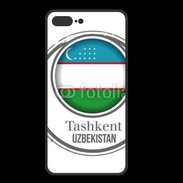 Coque  Iphone 8 Plus PREMIUM Logo Ouzbékistan