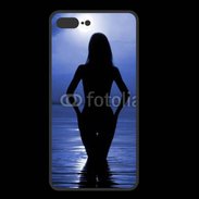 Coque  Iphone 8 Plus PREMIUM Silhouette de nuit dans l'eau