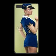 Coque  Iphone 8 Plus PREMIUM Hôtesse de l'air sexy