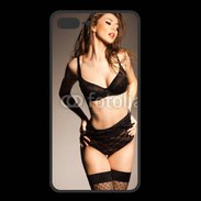 Coque  Iphone 8 Plus PREMIUM Femme sexy en lingerie noire