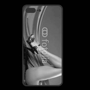Coque  Iphone 8 Plus PREMIUM Jambe sexy en noir et blanc 10