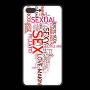 Coque  Iphone 8 Plus PREMIUM Nuage de mots sexy 2