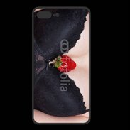 Coque  Iphone 8 Plus PREMIUM soutien gorge avec une fraise