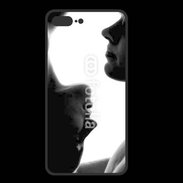Coque  Iphone 8 Plus PREMIUM Couple en noir et blanc 10
