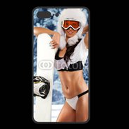 Coque  Iphone 8 Plus PREMIUM Charme et snowboard