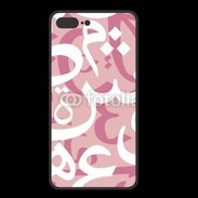 Coque  Iphone 8 Plus PREMIUM Paterne de lettres Arabes 160