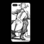 Coque  Iphone 8 Plus PREMIUM Violonceliste