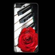 Coque  Iphone 8 Plus PREMIUM Rose sur un piano