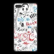 Coque  Iphone 8 Plus PREMIUM Eléments de musique en dessin