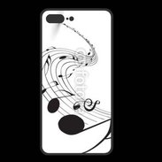 Coque  Iphone 8 Plus PREMIUM Note de musique 75