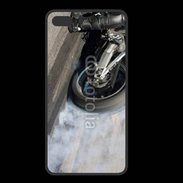 Coque  Iphone 8 Plus PREMIUM Roue en feu dragster 8