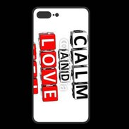 Coque  Iphone 8 Plus PREMIUM Keep calm et love me