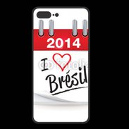 Coque  Iphone 8 Plus PREMIUM I love Bresil 2014
