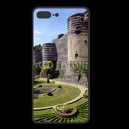 Coque  Iphone 8 Plus PREMIUM Château fort et jardins d'Angers en France