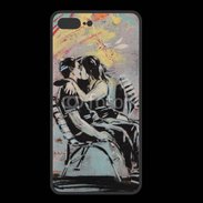 Coque  Iphone 8 Plus PREMIUM Kiss graffiti