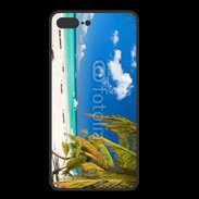 Coque  Iphone 8 Plus PREMIUM Plage paradisiaque des caraïbes