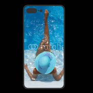 Coque  Iphone 8 Plus PREMIUM Femme à la piscine